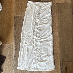 The Line by K Ivory Button-Front Skirt - Size Small